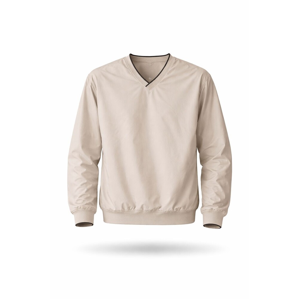 GOLF Jacket WINDSHIRT Mens MED Packable Pullover TAN VTG IZOD NWT